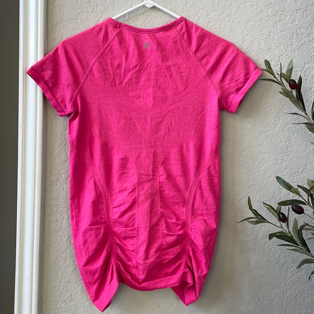 Athleta Women’s Fastest Track Ruched Classic Seamless Althletic Top Size Small - Picture 4 of 8